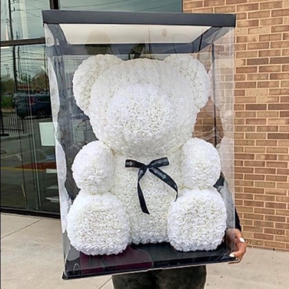 Xtra Large Rose Bears by A’lan Luxe